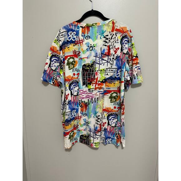 Robert Graham 100% Cotton Graffiti T Shirt Size Large - Picture 5 of 6